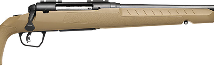Savage Arms 32116 Axis 2 Compact 308 Win 4+1 20" Matte Black Heavy Sporter Barrel, Matte Black Drilled & Tapped Carbon Steel Receiver, Fixed Flat Dark Earth Synthetic Stock, Right Hand