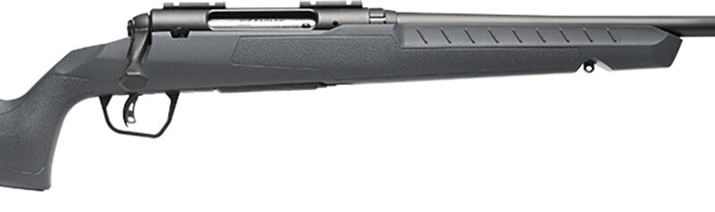 Savage Arms 32126 Axis 2 Compact 400 Legend 4+1 20" Matte Black Heavy Sporter Barrel, Matte Black Drilled & Tapped Carbon Steel Receiver, Fixed Gray Synthetic Stock, Left Hand