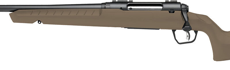 Savage Arms 32137 Axis 2 Compact 7mm-08 Rem 4+1 20" Matte Black Heavy Sporter Barrel, Matte Black Drilled & Tapped Carbon Steel Receiver, Fixed Flat Dark Earth Synthetic Stock Left Hand