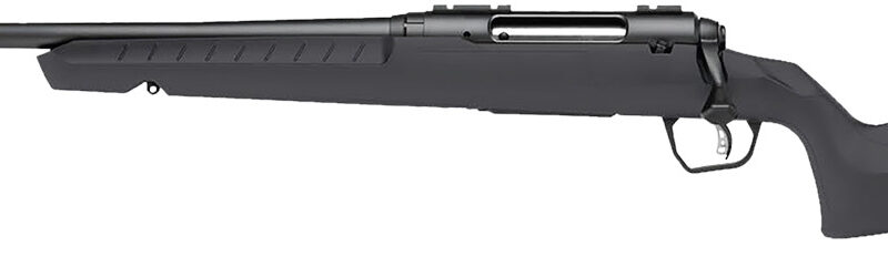 Savage Arms 32144 Axis 2 Compact 7mm-08 Rem 4+1 20" Matte Black Heavy Sporter Barrel, Matte Black Drilled & Tapped Carbon Steel Receiver, Fixed Matte Gray Synthetic Stock, Left Hand