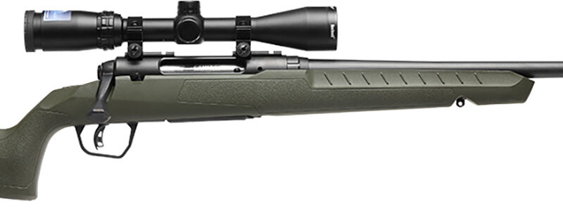 Savage Arms 32151 Axis 2 XP Combo Full Size 243 Win 4+1 22" Black Sporter Barrel, Black Carbon Steel Receiver Drilled & Tapped, OD Green Fixed Synthetic Stock, Weaver 3-9x40mm Scope, Right Hand