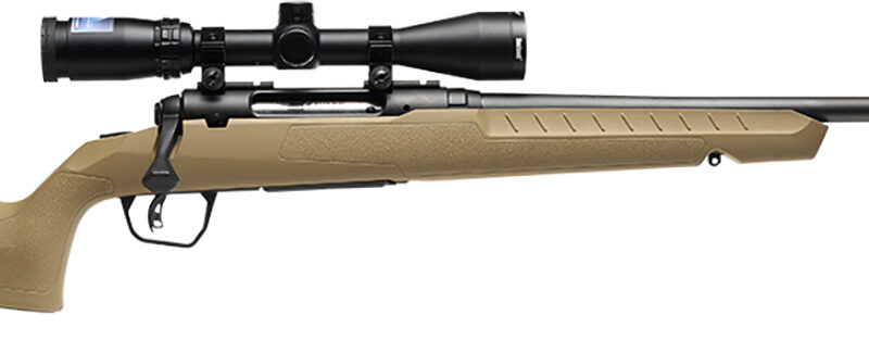 Savage Arms 32167 Axis 2 XP Combo 400 Legend 4+1 22" Black Sporter Barrel, Black Drilled & Tapped Steel Receiver, Fixed Flat Dark Earth Synthetic Stock, Right Hand, Boresighted 3-9x40