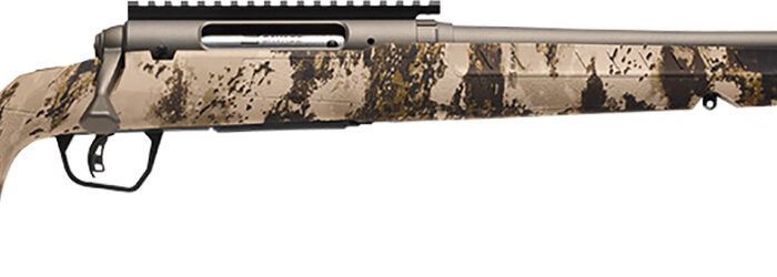 Savage Arms 32337 Axis 2 Pro Compact 223 Rem 4+1 20" Gun Metal Bronze Cerakote Heavy Sporter Threaded Barrel & Picatinny Rail Carbon Steel Receiver, Fixed Western Camo Synthetic Stock, Right Hand