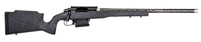 Proof Research 137895 Elevation MTR 2.0 7mm PRC 22" Carbon Fiber Wrapped Match Grade Threaded Barrel, Black Cerakote Picatinny Rail Steel Receiver, Fixed Proof Black Granite Carbon Fiber Stock