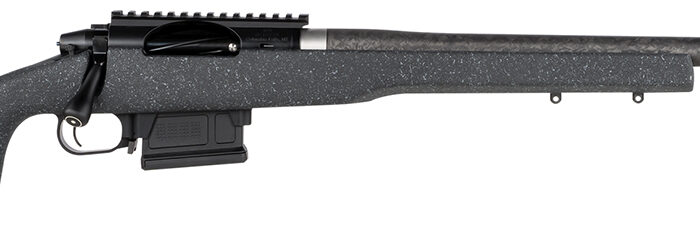 Proof Research 137833 Elevation MTR 2.0 6.5 Creedmoor 22" Carbon Fiber Wrapped Match Grade Threaded Barrel, Black Cerakote Picatinny Rail Steel Receiver, Fixed Proof Black Granite Carbon Fiber Stock