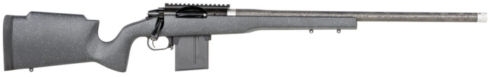 Proof Research 137857 Elevation MTR 2.0 6.5 PRC 22" Carbon Fiber Wrapped Match Grade Threaded Barrel, Black Cerakote Picatinny Rail Steel Receiver, Fixed Proof Black Granite Carbon Fiber Stock