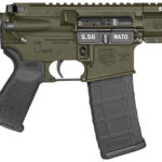 Diamondback DB1913K101 DB15 5.56 NATO 30+1 7" Black Nitride Heavy Threaded Barrel, OD Green Cerakote Picatinny Rail Aluminum Receiver, 6" M-LOK Handguard, SB Tactical Brace & Black Magpul MOE Grip 2 169609
