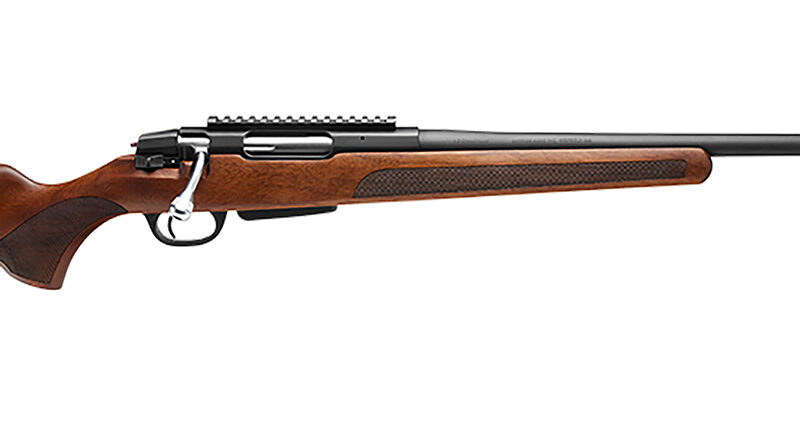 Stevens 19059 334 Bolt Action 270 Win 3+1 20" Matte Black Heavy Sporter Barrel, Matte Black Picatinny Rail Carbon Steel Receiver, Fixed Turkish Walnut Stock, Ambidextrous
