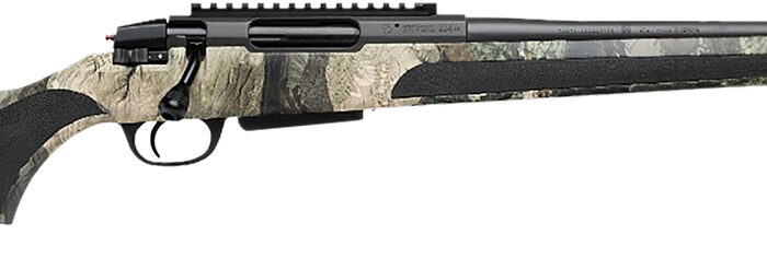 Stevens 19467 334 Bolt Action 308 Win 3+1 20" Camo/Dark Gray Carbon Steel Receiver Integrated Recoil Lug Ergonomic/Recoil Pad  Synthetic Stock Picatinny Rail Right Hand