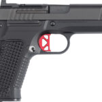 Dan Wesson 92104 DWX Compact Frame 9mm Luger 15+1 4" Black Match Grade Barrel, Black DLC Serrated Slide, Black Aluminum Frame w/Beavertail, Black Aluminum Grip 2 169836