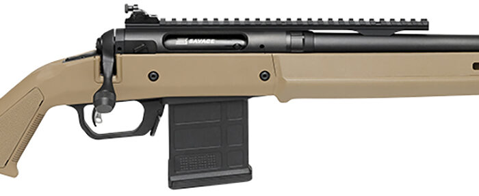 Savage Arms 58192 110 Scout Full Size 350 Legend 10+1  16.50" Flat Dark Earth Threaded Barrel, Picatinny Rail Carbon Steel Receiver, Magpul Hunter Synthetic Stock