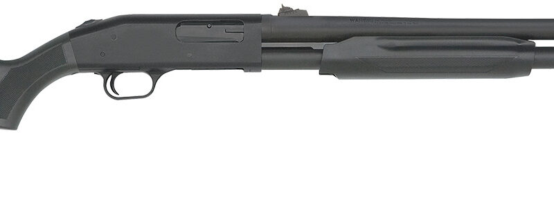 Mossberg 56424 500 Slugster 12 Gauge Pump 3" 5+1 24" Matte Blued Steel Barrel, Matte Blued Receiver, Fixed Synthetic Stock