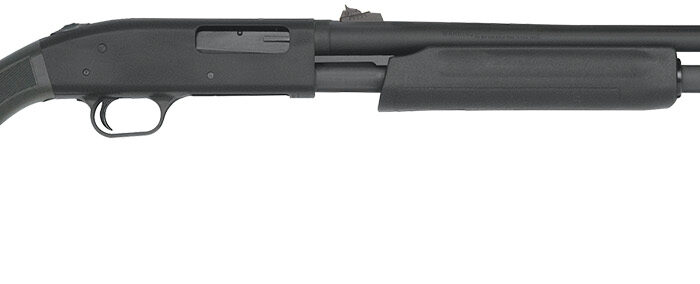 Mossberg 56435 500 Slugster 20 Gauge Pump 3" 5+1 24" Matte Blued Steel Barrel, Matte Blued Receiver, Fixed Synthetic Stock