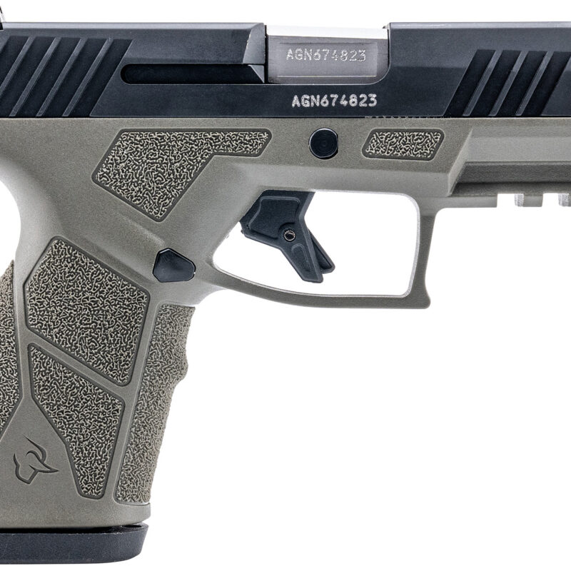 Taurus 1-GX2931O-10 GX2  9mm 10+1 3.37" Matte Stainless Steel Barrel, Matte Black Serrated Stainless Steel Slide, OD Green Polymer Frame w/Picatinny Rail, Polymer Grip