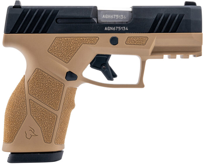 Taurus 1-GX2931T-10 GX2  9mm 10+1 3.37" Matte Stainless Steel Barrel, Matte Black Serrated Stainless Steel Slide, Tan Polymer Frame w/Picatinny Rail, Polymer Grip