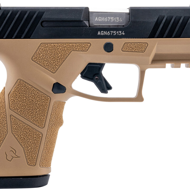 Taurus 1-GX2931T-10 GX2  9mm 10+1 3.37" Matte Stainless Steel Barrel, Matte Black Serrated Stainless Steel Slide, Tan Polymer Frame w/Picatinny Rail, Polymer Grip
