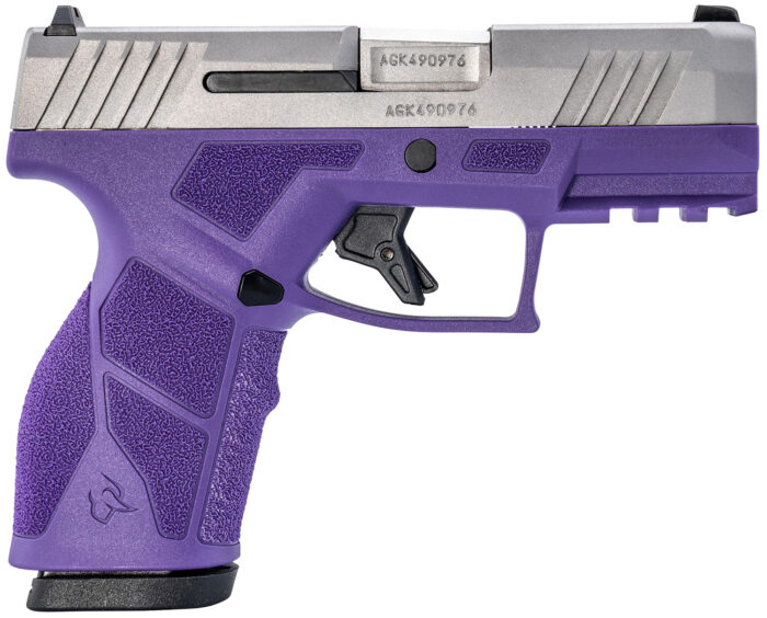 Taurus 1-GX2939DP GX2  9mm 13+1 3.37" Matte Stainless Steel Barrel, Matte Serrated Stainless Steel Slide, Dark Purple Polymer Frame w/Picatinny Rail, Polymer Grip