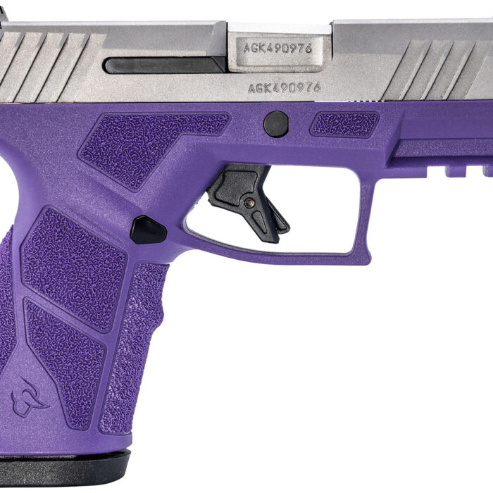 Taurus 1-GX2939DP GX2  9mm 13+1 3.37" Matte Stainless Steel Barrel, Matte Serrated Stainless Steel Slide, Dark Purple Polymer Frame w/Picatinny Rail, Polymer Grip