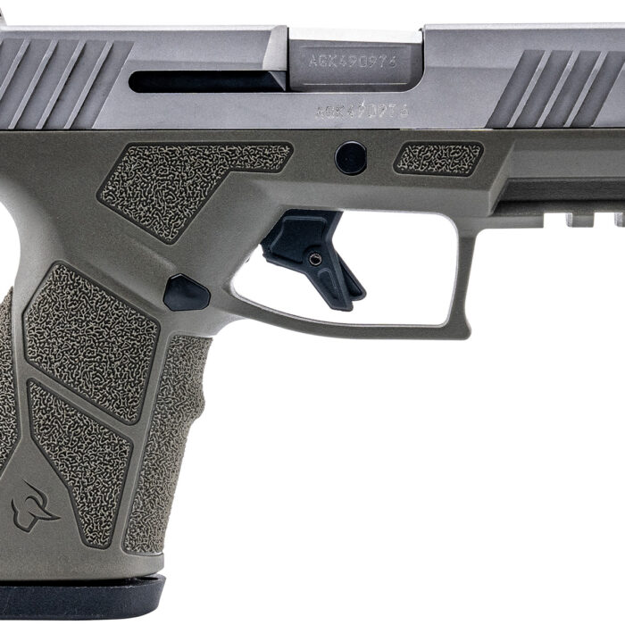 Taurus 1-GX2939O GX2  9mm 13+1 3.37" Matte Stainless Steel Barrel, Matte Serrated Stainless Steel Slide, OD Green Polymer Frame w/Picatinny Rail, Polymer Grip