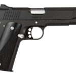 Kimber Mfg, Inc 3700596 Custom LW Nightstar 9mm Luger 9+1 5" Stainless Match Grade Barrel, Black Serrated Steel Slide, Black Aluminum Frame w/Beavertail, Black/Gray Laminate Grip 1 170496