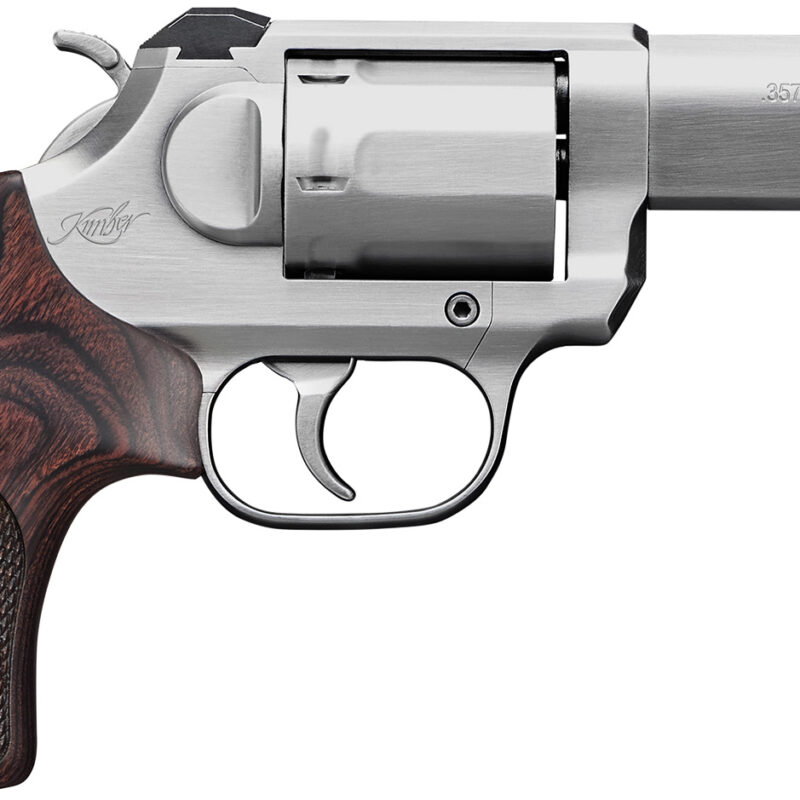 Kimber Mfg, Inc 3400016CA K6S *CA Compliant DA/SA 357 Mag 6 Shot 3" Brushed Stainless Steel Barrel & Cylinder, Brushed Stainless Stainless Steel Frame, Diamond Checkering Grip, Exposed Hammer