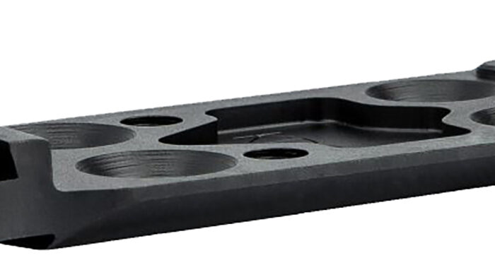 Kimber Mfg.,inc 4200421 KDS9C Dovetail Rear Sight Optic Plates Kit  Black/Blank Rear Sight