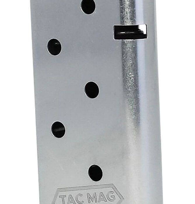 Kimber Mfg, Inc 1200851A Micro 9 Tac-Mag 7rd Extended 9mm Luger Silver