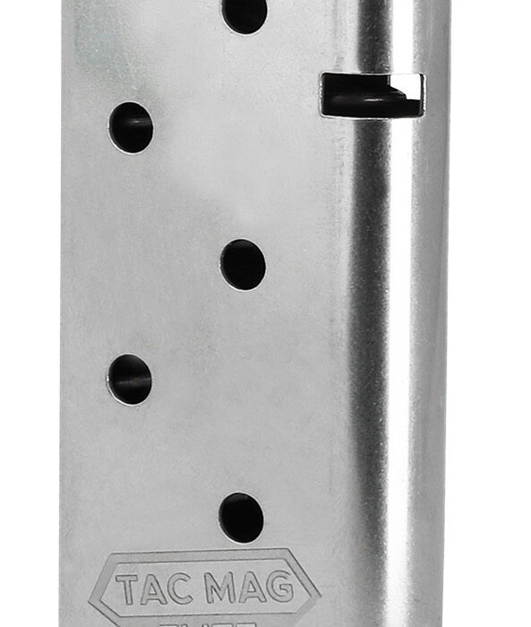 Kimber Mfg, Inc 1200930A Micro 9 Tac-Mag 7rd Extended 9mm Luger Silver Steel