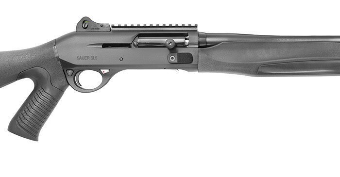 Sauer 80116292 SL-5  12 Gauge Semi-Auto 3" 3+1 18.50" Chrome Lined Barrel Black Anodized Pistol Grip Black Synthetic Stock