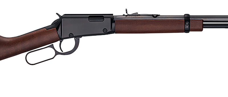 Henry H001T Frontier  22 LR 16 LR/21 Short 20" Octagon Barrel, Black Metal Finish & American Walnut Stock