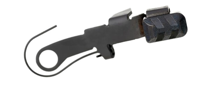 Tyrant CNC TDGSTOP24BLK Extended Slide Release  9mm Glock Gen 2-4 Black 6061 Aluminum