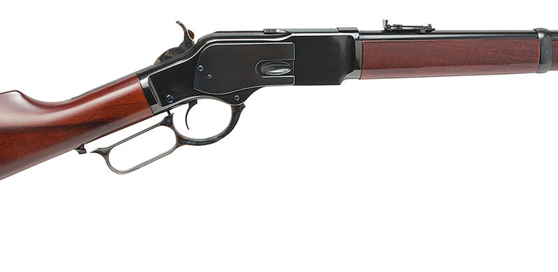 Cimarron CA2057AS1 1873 US Marshal Indian Territory Carbine 357 Mag 9+1 18.50" Blued Round Barrel, Fixed Walnut Stock