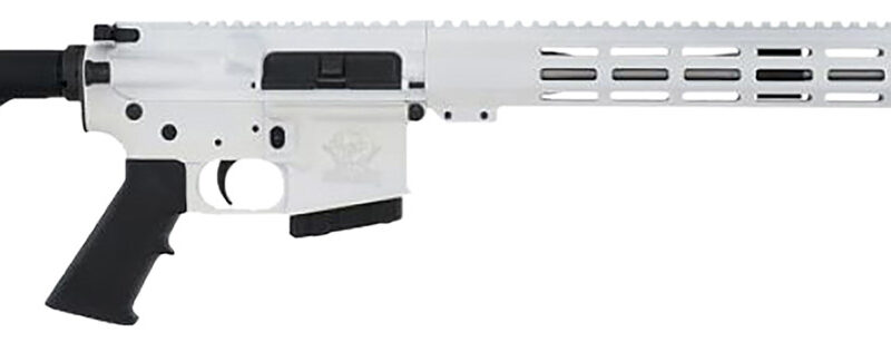 Great Lakes Firearms GL15350SSWHT16 GLFA  350 Legend 5+1 18" Stainless Threaded Barrel, White Cerakote Picatinny Rail Aluminum Receiver, M-LOK Handguard Black Synthetic Stock, Mil-spec Polymer Grip