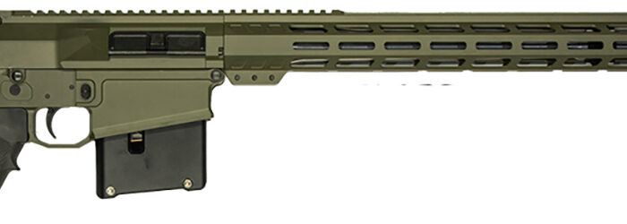 Great Lakes Firearms GL10243SSODG GLFA  243 Win 5+1 24" Stainless Threaded Barrel, OD Green Cerakote Picatinny Rail Aluminum Receiver, Adjustable Black Synthetic Stock, Mil-spec Polymer Grip
