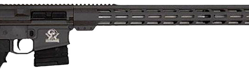 Great Lakes Firearms GL10243SSTNG GLFA  243 Win 5+1 24" Stainless Threaded Barrel, Tungsten Cerakote Picatinny Rail Aluminum Receiver, Adjustable Black Synthetic Stock, Mil-spec Polymer Grip