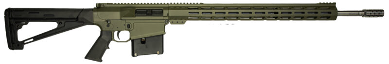 Great Lakes Firearms GL10308SSODG GLFA  308 Win 10+1 18" Stainless Threaded Barrel, OD Green Cerakote Picatinny Rail Aluminum Receiver, 6 Position Mil-Spec Black Synthetic Stock, Mil-spec Polymer Grip