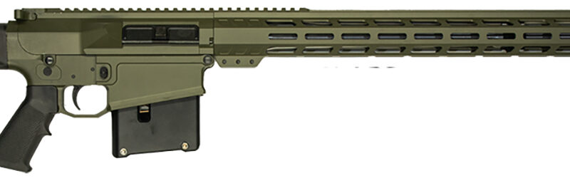 Great Lakes Firearms GL10308SSODG GLFA  308 Win 10+1 18" Stainless Threaded Barrel, OD Green Cerakote Picatinny Rail Aluminum Receiver, 6 Position Mil-Spec Black Synthetic Stock, Mil-spec Polymer Grip