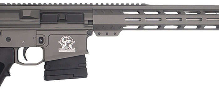 Great Lakes Firearms GL10308SSTNG GLFA  308 Win 10+1 18" Cerakote Threaded Barrel, Tungsten Cerakote Picatinny Rail Aluminum Receiver, 6 Position Mil-Spec Synthetic Stock, Mil-spec Polymer Grip