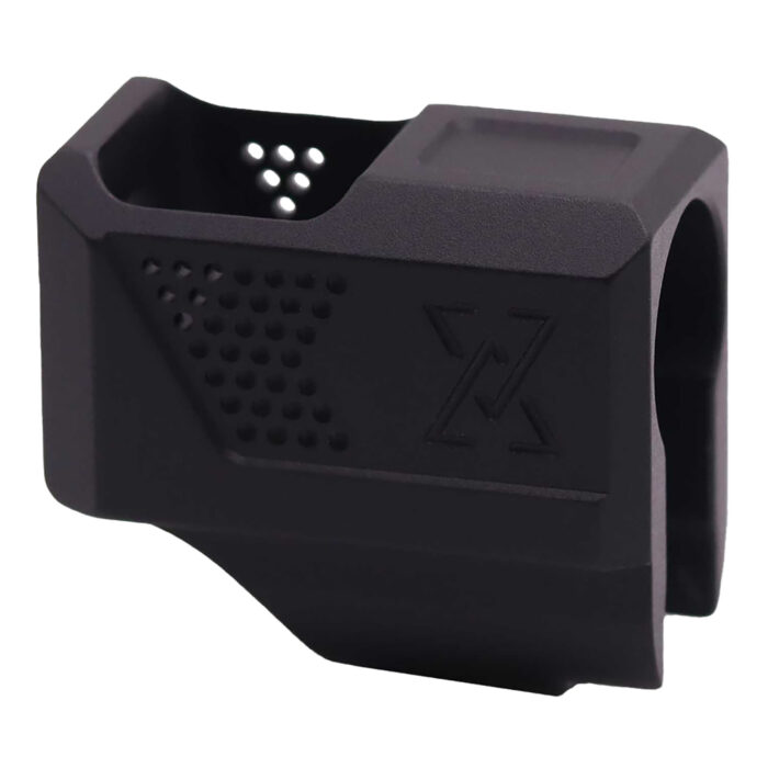 True Precision Inc TPG43CMPBL True-Lock Ultimate Compensator Black Type 3 Hard Anodize 7075 T6 Aluminum Compatible w/ Glock 43/43X/48