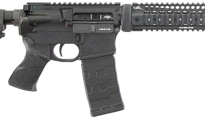 Larue Tactical LT1555612QUAD LT15  Quad Rail 5.56 30+1 12" Stealth Barrel Black Right Hand