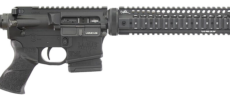 Larue Tactical LT1555616QUADLC LT15  Quad Rail 5.56 10+1 16" Stealth Barrel Black Right Hand