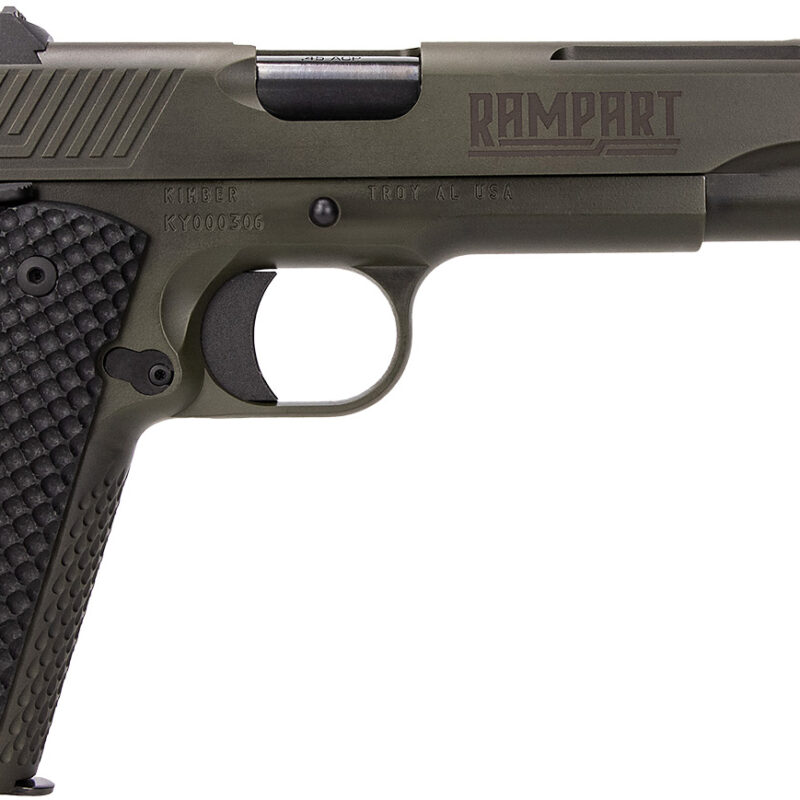 Kimber Mfg.,inc 3000468 Rampart  10mm 8+1 5" Cerakote Stainless Steel Slide G10 Grip