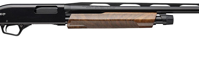 Winchester Repeating Arms 512467393 SXP Trap 12 Gauge Pump 3" 4+1 30" Gloss Black Vent Rib Barrel, Gloss Black Aluminum Receiver, Fixed w/Raised Comb Satin Turkish Walnut Stock