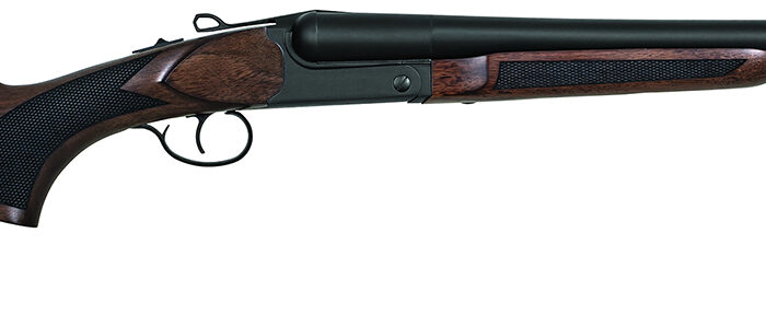 Charles Daly 930391 500 Coach 20 Gauge Break Open 3" 2rd 20" Black Side By Side Barrel, Steel Receiver, Fixed w/Pistol Grip Checkered Walnut Walnut Stock