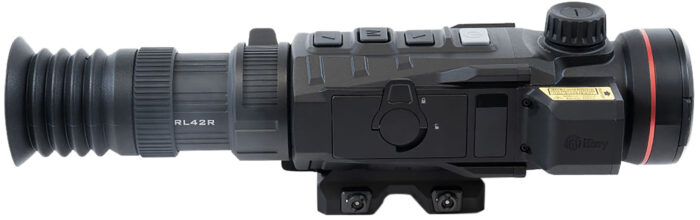 InfiRay Outdoor RL42R RICO MK2 LRF Thermal Weapon Sight Black 4x42mm, 1 DIY/7 Static Multi Reticle, 384x288, 12 Microns, 50 Hz Resolution