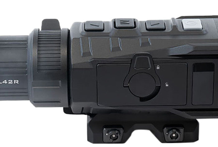 InfiRay Outdoor RL42R RICO MK2 LRF Thermal Weapon Sight Black 4x42mm, 1 DIY/7 Static Multi Reticle, 384x288, 12 Microns, 50 Hz Resolution