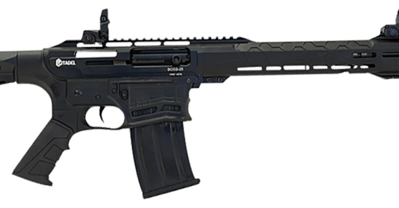 Citadel CBOSS2512CA Boss 25 *CA Compliant 12 Gauge Semi-Auto 3" 5+1 20" Matte Black Steel Barrel, Matte Black Picatinny Rail Receiver, Picatinny Rail Forend, Black Synthetic Stock, Black Polymer Grip