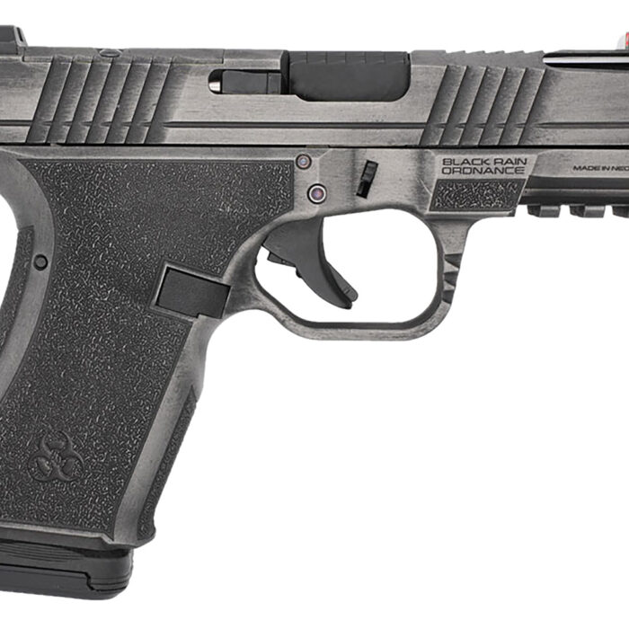 Black Rain Ordnance FLP9MMGMGB   Compact Frame 9mm 15+1 4" Stainless Steel Slide