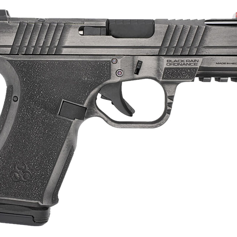Black Rain Ordnance FLP9MMGMGB   Compact Frame 9mm 15+1 4" Stainless Steel Slide