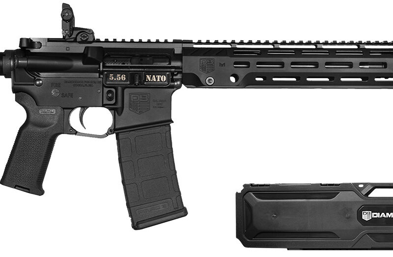 Diamondback DB1889K001 DB15 Knight's Armament 5.56 NATO 30+1 16" Phosphate Chrome Lined Threaded Barrel, Black Anodized Picatinny Rail Aluminum Receiver, Magpul CTR Synthetic Stock, Magpul MOE K2 Grip